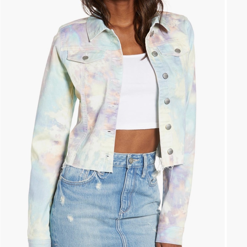 Tie-Dye Jean Jacket